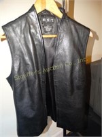 Mixit Leather Vest size 14
