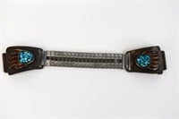 Native American Sterling Bear Claw Watch Band