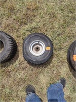 1 used 15x16.00-6 lawn mower tire mounted