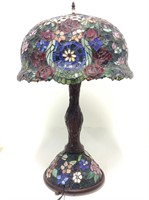 Art Nouveau Tiffany Style Stained Glass Lamp