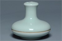 A CELADON INCENSE BURNER QIANLONG MARK AND PERIOD