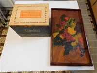 Veg O Matic, in box - wooden tray