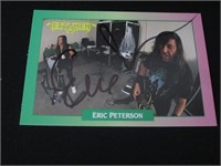 Eric Peterson Signed Trading Card RCA COA