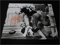 Jerry Sherk Signed 8x10 Photo Beckett Witnessed