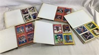 Five book lots full of 90s baseball cards