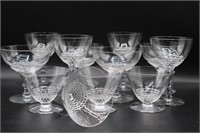 Duncan Miller Crystal Dessert Glasses (12)