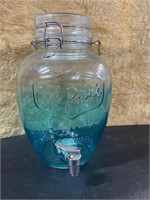 Glass gallon tea jar