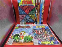 1980's Lot Tales of the Teen Titans & Annual Comic