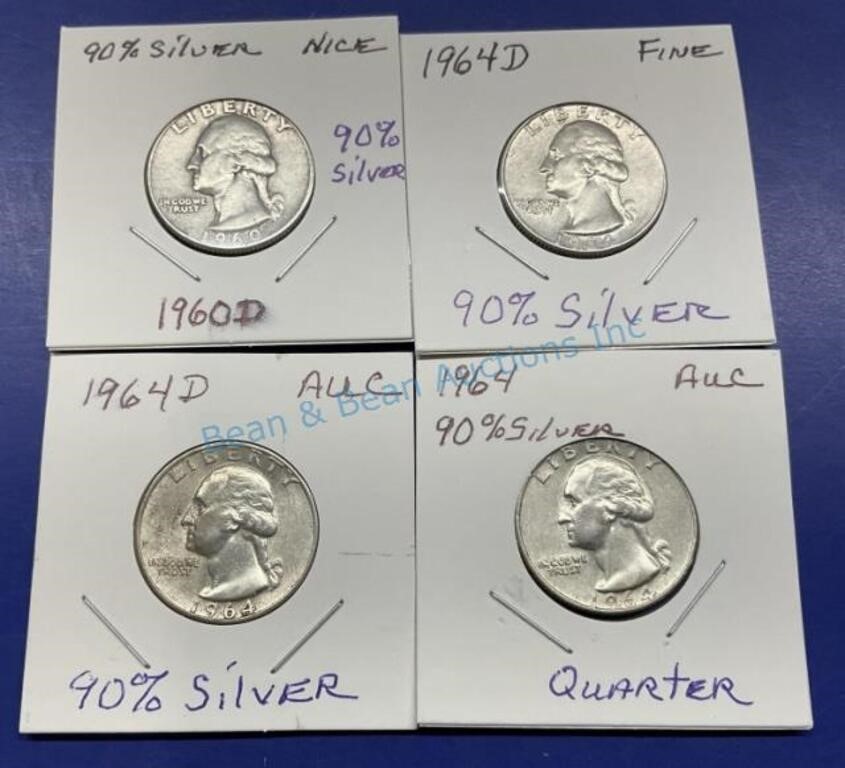 Silver quarters