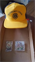 Lions Club Pins (2) Economy Lions Club Hat