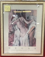 105 - FRAMED DEGAS ART 31X26" (P55)