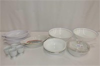 Lot of Corningware and Corelle Dishes