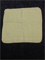 Vtg Canon First Lady washcloth, 11" x 11.5"