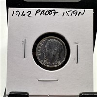 1962 PROOF ROOSEVELT SILVER DIME