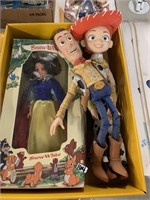 SNOW WHITE AND TOY STORY FIGURES