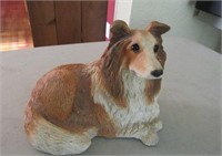 Stoneware Collie Dog