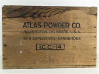 Atlas Powder Company Wooden Box