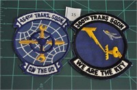 454th Trans Sqdn & 380th Trans Sq USAF Patch
