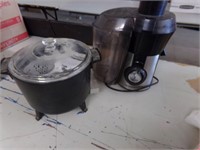 Small crock pot and food processor