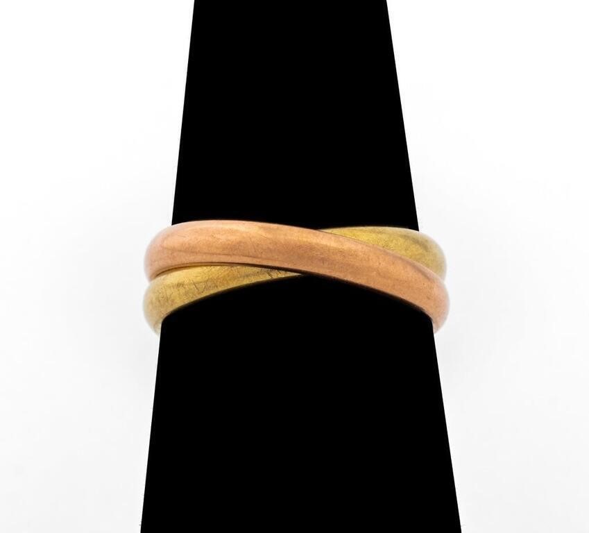 14K Rose & Yellow Gold Band Rings