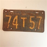 1940 license plate