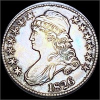 1826 Capped Bust Half Dollar CLOSELY UNC