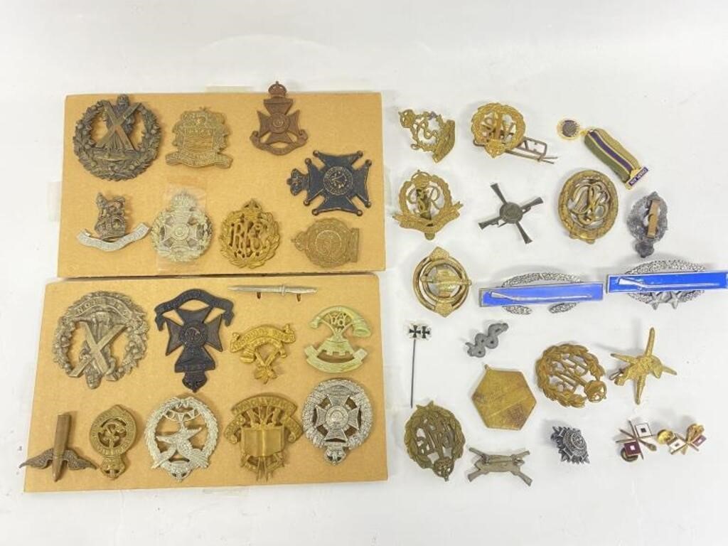 WW1&WW2, Group of Metal and Badge Collection