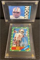 Jerry Rice and Warren Moon Sports Cards