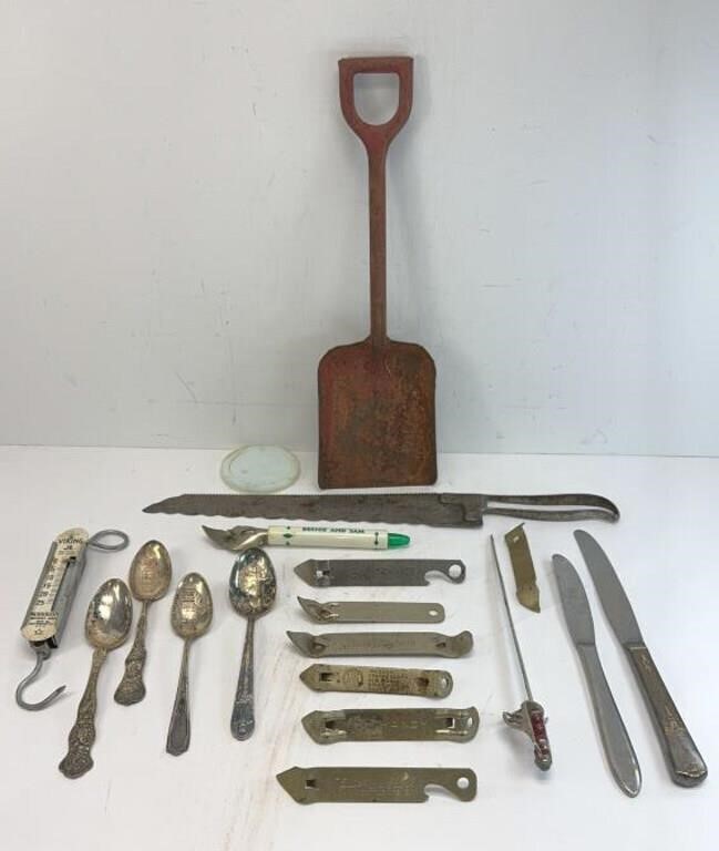 VINTAGE ADVERTISING CAN OPENER & MORE