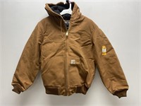 SIZE SMALL CARHARTT MENS JACKET WITH HOOD