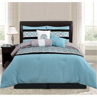 7PC COMFORTER SET QUEEN