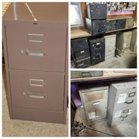 Several Miscellaneous File Cabinets