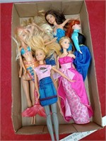 Dolls some are Barbie