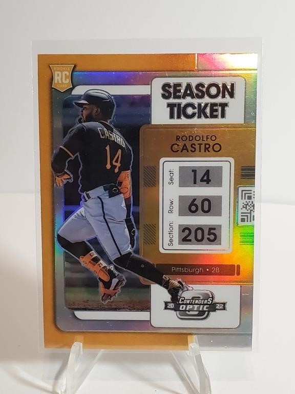 2022 Panini Optic Contenders Silver Rodolfo Castro