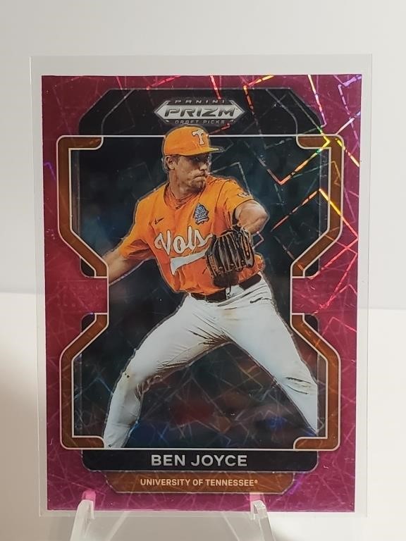 2022 Panini Prizm Pink Laser Ben Joyce