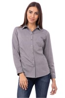 Chef Works Women's Modern Chambray Dress Shirt, Gr