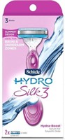 Schick Hydro Silk 3 Women's Razor, 2 Refill