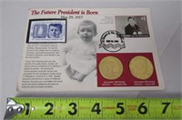 Kennedy Half Dollar/Stamps