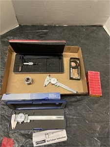 Micrometer caliper, Dial calipers and more