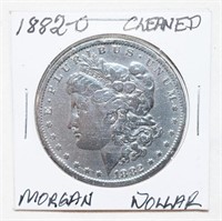 COIN - CLEANED 1882-O MORGAN SILVER DOLLAR