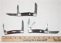 3 BOKER TREE BRAND POCKET KNIVES -