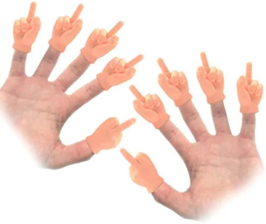 DR DINGUS 10PACK Middle Finger Hands