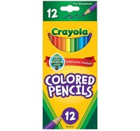 CRAYOLA Pre Sharpened Colored Pencils 12ct