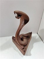 Large Wooden Carved Snake