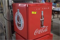 Ice Cold Coca Cola Refrigerator. Working