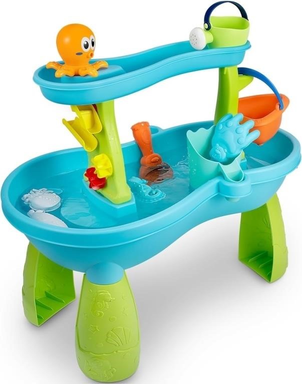 Kids Water Table for Toddlers 2-Tier Water Table O