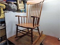 Solid Wood Maple? Vintage Rocking Chair