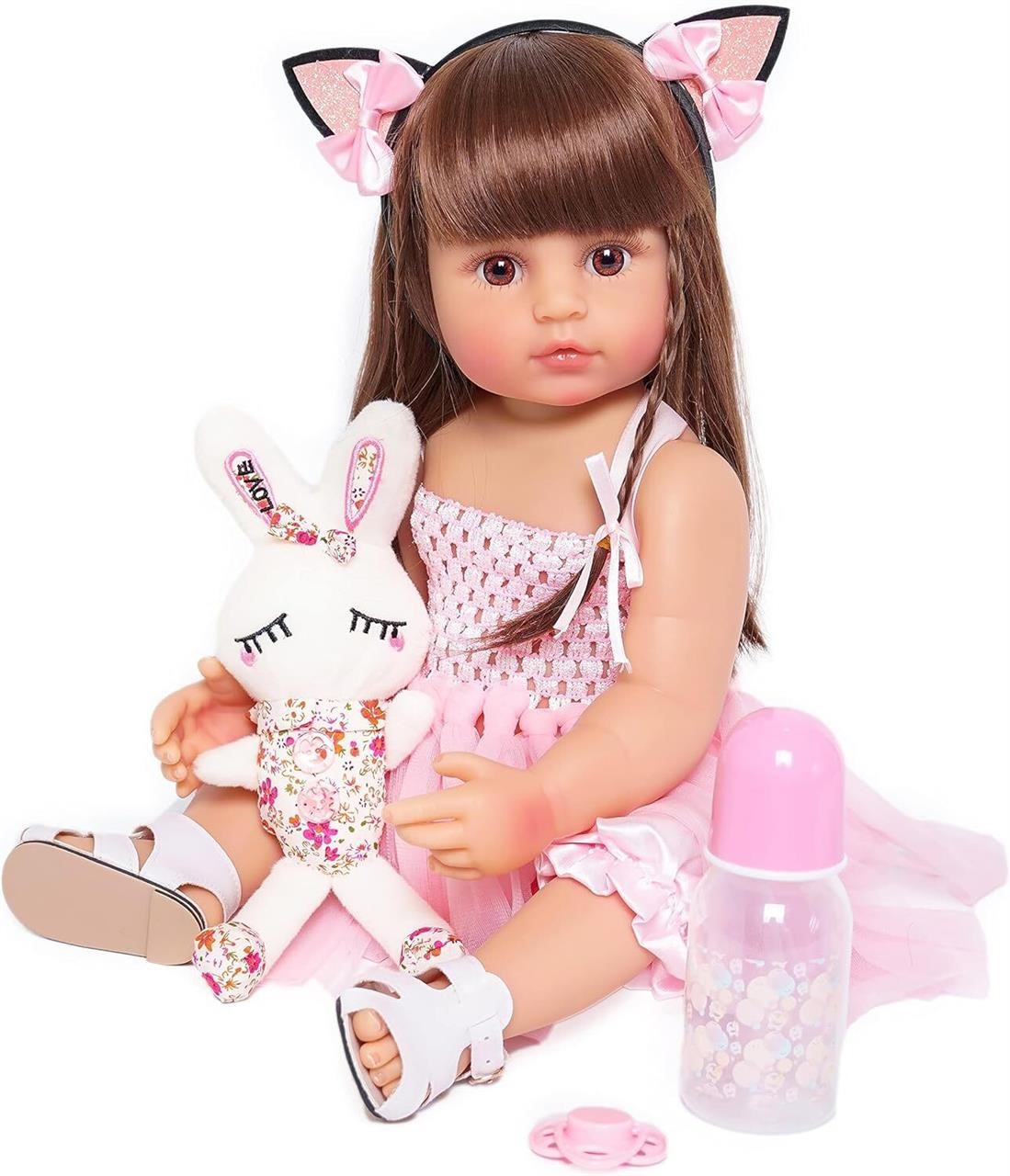 MNMJ Lifelike Reborn Baby Dolls - 22-inch