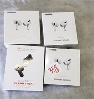4 NEW Wireless Earbuds