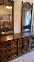 Dresser (70 inches with double mirrors and 9